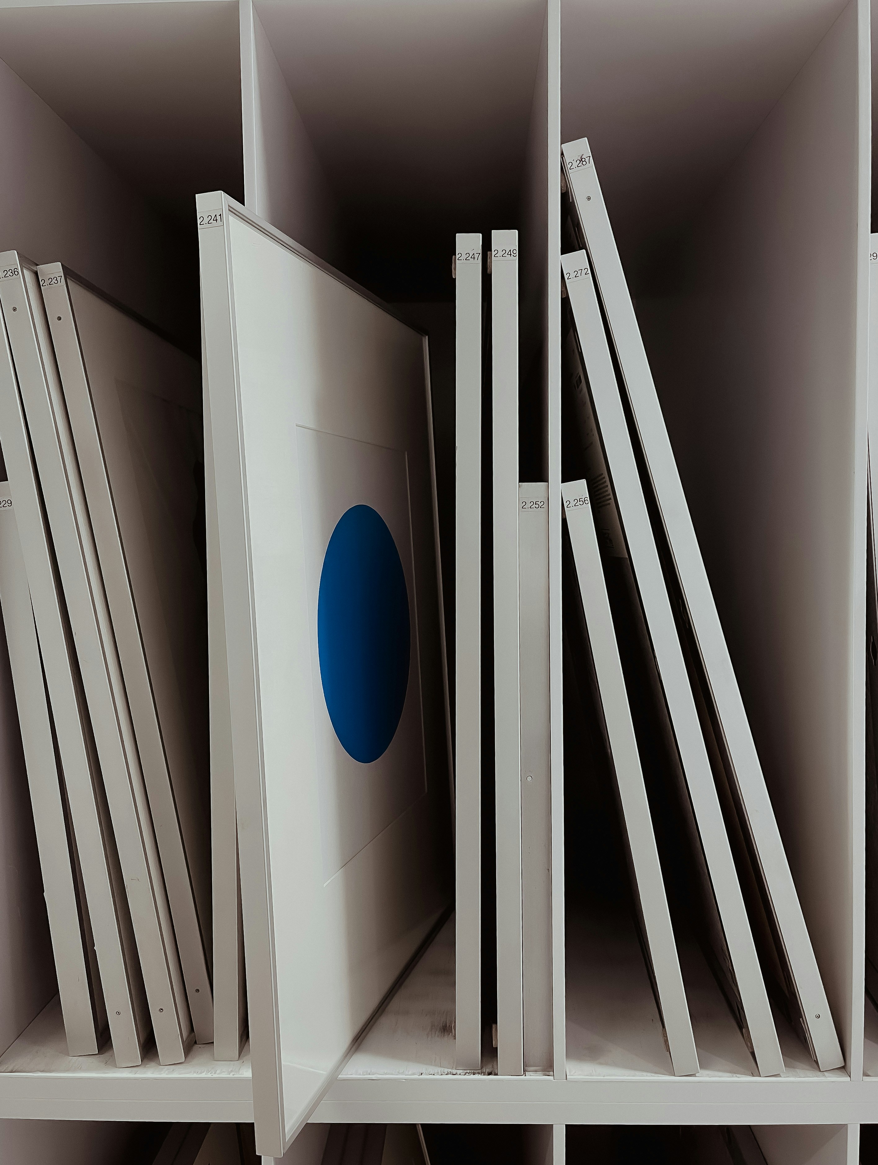 Fine art installation in a gallery setting
